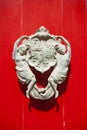 Ornate Door Knocker. Mdina,Malta Royalty Free Stock Photo